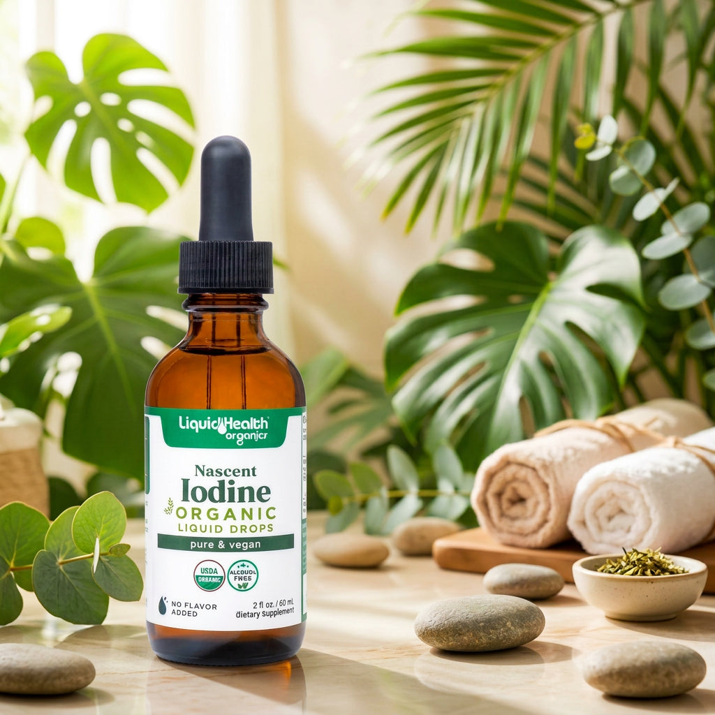 Organic Nascent Iodine Liquid Drops