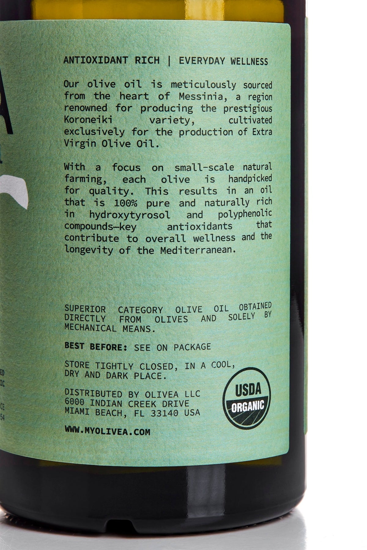 High Phenolic Extra Virgin Olive Oil