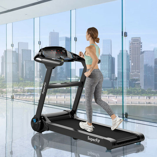 Folding Treadmill with Bluetooth Speaker